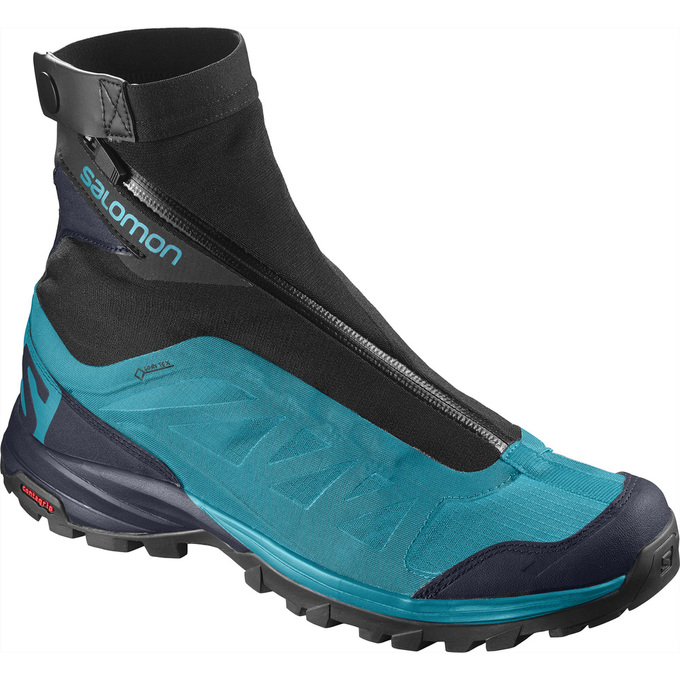 SALOMON OUTPATH PRO GTX® W Philippines - Women's Hiking Shoes - Black/Blue | 370892-LQH